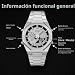 Imagen de SKMEI Reloj analógico de acero inoxidable para hombre