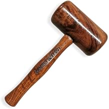 CBB Cricket Bat Mallet Deluxe Cricket Bats Wooden Mallet Hammer, Heavy Duty Knocking Mallet Bat Hammer with Short Handle, Wooden Mallet