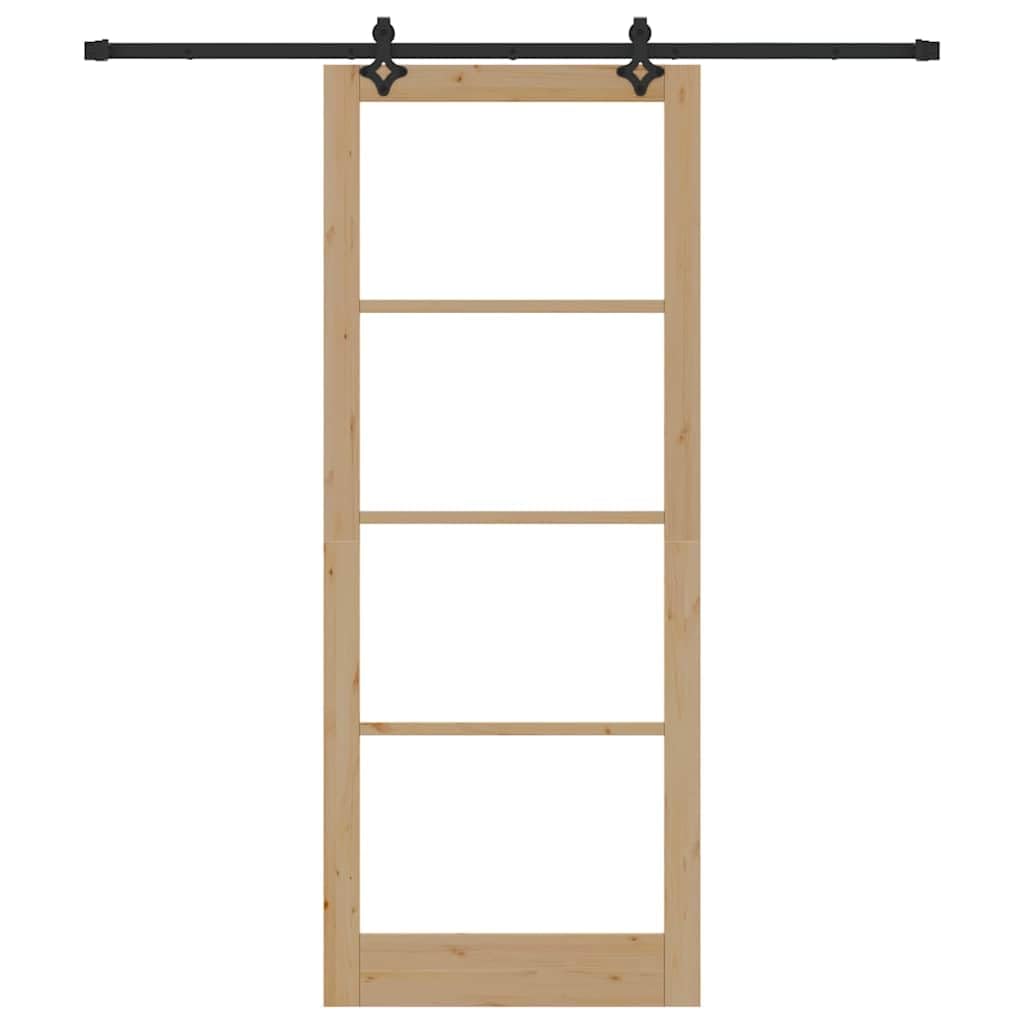 Naturalne drzwi przesuwne 93 x 232 cm
