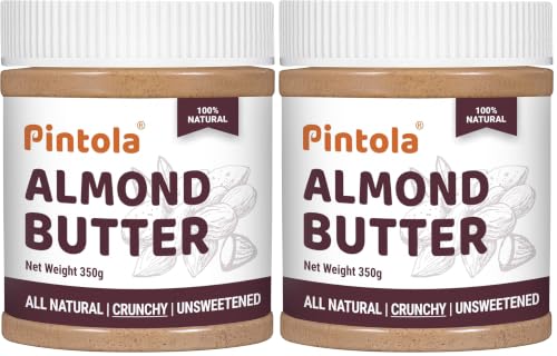 Image of Pintola All Natural Almond Butter (Crunchy) (350g) (Pack of 2)