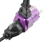 Puissance Travel Plug adaptateur pour la Suisse [avec protection anti-déflagrante intégrée et 2 Ports enfichables] Récupéré