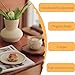 Ceramic Coffee Cups, Egg cup, Chinese Traditional Handmade Porcelain, High-temperature Underglaze, Tea Cups, Gift for Friends, Girlfriend, Colleagues, Supervisor, Family.(butterfly)