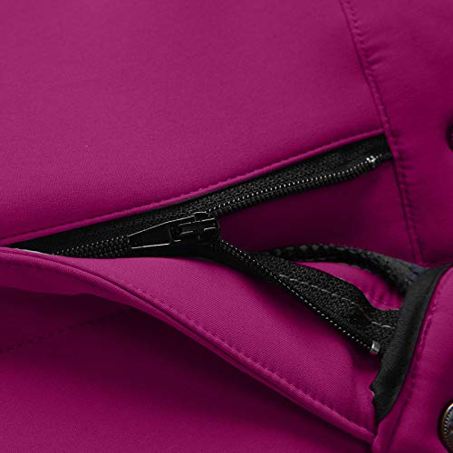 Yclkvgw Womens Quick Dry Ski Snow Pants Lightweight Winter Casual Plus Size Jean Baggy Trousers With Pockets Purple #TOP2
