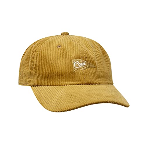 Coal Whidbey Ultra Low Corduroy Hat - Shallow Fit Cap For Small & Medium Heads, Wheat #TOP24