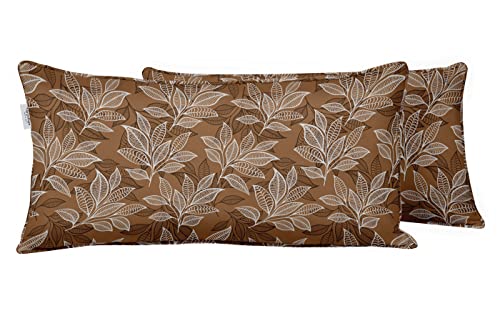 Coussin lombaire imperméable extérieur pour meuble de patio déperlant format rectangulaire