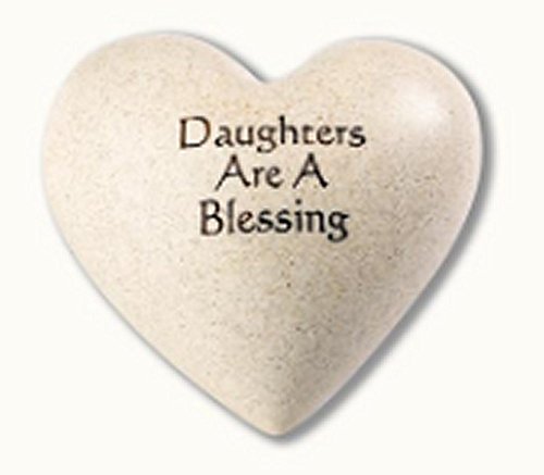 Daughters Are a Blessing Composite Granite Heart