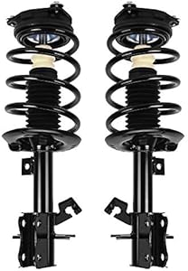 AUTOSAVER88 Front Left & Right Complete Strut Shock Absorber Assembly 172378 172379 Compatible with 2007 2008 2009 2010 2011 2012 Sentra
