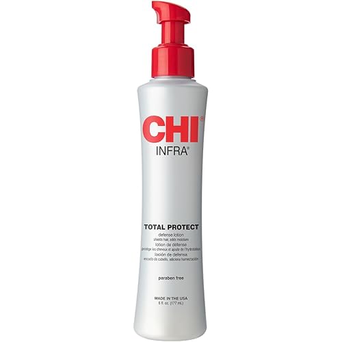 CHI Total Protect Defense Lotion, Lightweight Lotion For Locking In Moisture & Protecting Hair From Heat, Sulfate, Paraben, & Cruelty-Free, 6 Oz