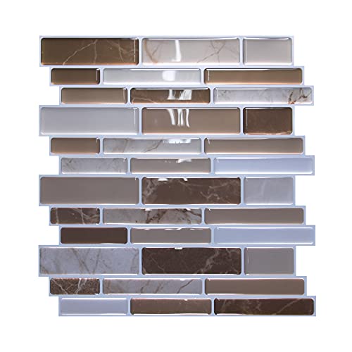 yremeclez Lb`^C V[g ^CV[ y Ղ 3D K ϔM h ȒPɓ\ 25.4cmx25.4cm KuE 10Zbg z UCN^C h A~jEtB [takumu] tilewall3