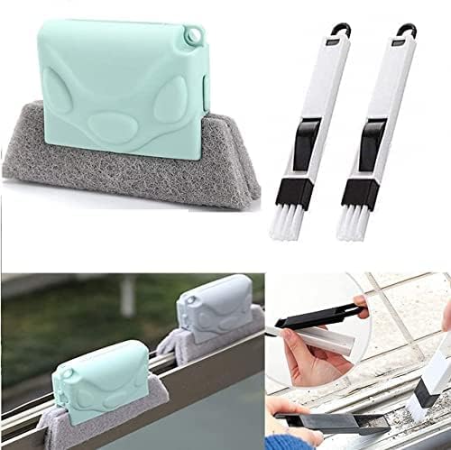 MIRARIYA Combo of Window Groove Frame Cleaning Brush Door Track Cleaning Brushes for Window Slot Keyboard with Mini Dustpan Dust Cleaner Tool for All Corners -Multi colerd (B098BHL2YC) Amazon Price History, Amazon Price Tracker