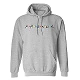 Friends-Unisexe Sweat à Capuche Hommes Imprimer Pull Sweatshirt Manche Longue Vêtements de Sport Hoodies (7,EU M(Asian L))