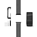 C2D JOY Garmin Vivoactive hr Replacement Bands Milanese Stainless Steel Watch Band for Garmin Vivoactive hr Sports GPS Smart Watch with Unique Magnet Lock, No Buckle Needed, Small Black(5.5-7.6in)