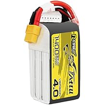 TATTU R-Line Version 4.0 1400mAh 22.2V 130C 6S1P Lipo Battery Pack with XT60 Plug