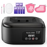 Paraffin Wax Machine for Hands and Feet–Paraffin Wax Warmer with Auto-Timer and Keep Warm Mode, Paraffin Wax Bath Moisturizing Kit for Arthritis, Skin Hydration, Relax Muscles-Black