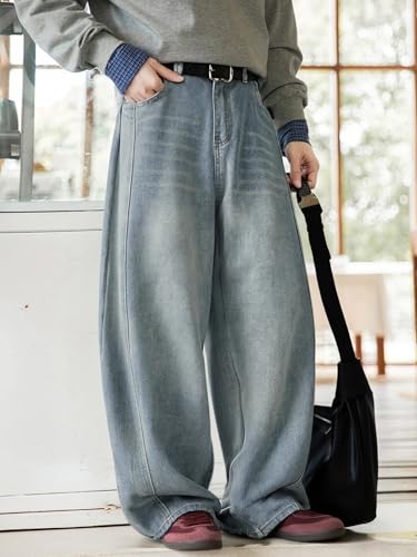CAONAT Baggy Y2K Skater Denim Pants