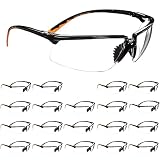 3M Safety Glasses, Privo, ANSI Z87, Anti-Fog Clear Lens, Black Frame, European Style