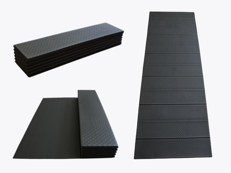 Foldable Yoga Mat, Travel, Light Weight 6mm Yoga Mat - Asana Brick Mat