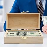 Wooden Lockable Currency Tray, Single Row Currency Tray, Cash Organizer Money Storage Box, Money Org