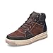 Produktbild Rieker Herren Schnürstiefel 38540, Männer Stiefel, wasserabweisend, riekerTEX,uebergangsstiefel,uebergangsschuhe,braun Kombi (25),42 EU / 8 UK