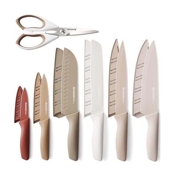 Astercook-Knife-Set-13-Pieces-Kitchen-Knives-Set-with-Healthy-Anti-Rust-Coating-Dishwasher-Safe-Stainless-Steel-Chef-Knife-Sets-with-6-Blade-Guards-Fathers-Day-Gift-for-Men