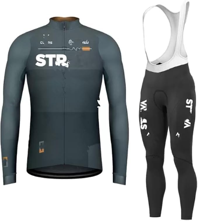 [CwYwX] サイクルジャージ 上下セット UVカット cycling RACING 自転車ウエア ロードバイクジャージ 長袖 裏