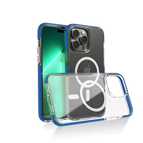 Image of eller sante Guard MagPro for iPhone 14 Pro Case Cover, 10 Feet Drop Protection, Shockproof, Scratch Resistant, Slim, Thin Compatible with MagSafe iPhone 14 Pro Back Cover - Dark Blue