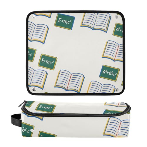 Organizador 2 en 1 para herramientas de cabello con tapete resistente al calor, estuche de viaje de doble capa para planchas, rizadores y estilizador de volumen, estándar miniatura 3