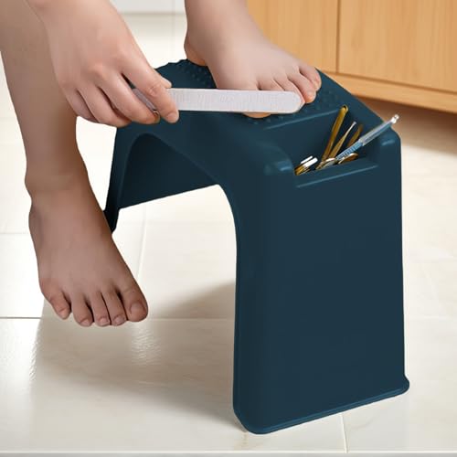 Chaise pédicure pour douche avec support anti-dérapant ergonomique