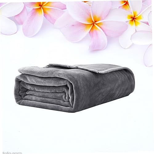 Ciieeo Manta Gruesa De Vellón Coral Manta De Franela para Sofá De Color Liso Polar De Cama