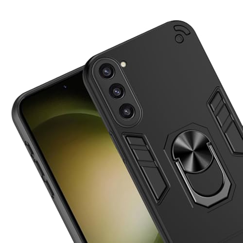 Image of amazon basics Basic Case for Samsung Galaxy S23 Plus 5G (Polycarbonate, Thermoplastic Polyurethane Black)