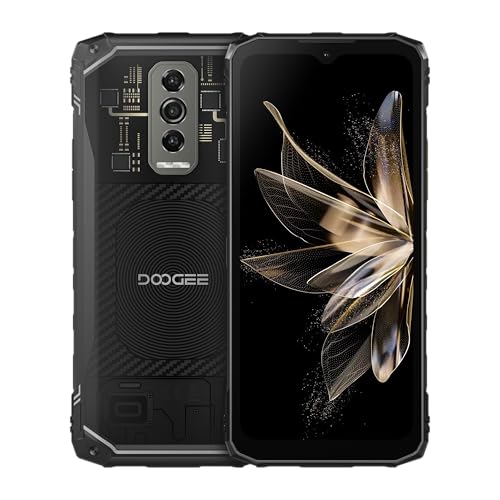 DOOGEE Blade 10 Ultra 4G Rugged Smartphone, 20GB + 256GB, 6.56, 50MP AI Fotocamera + 8MP, 5150mAh Batteria, Android 14 Cellulare Impermeabile, Octa Core, IP68/0.7 Thin/NFC/Face ID