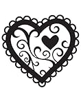 Darice 1218-46 Embossing Folder, 4.25 by 5.75-Inch, Valentines Heart Design