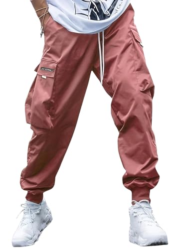 Pantalon jogging coton homme décontracté cargo casual sweatpants