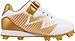Sooneeya Kid's FG Baseball Cleats Lightweight Comfortable Softball Shoes Gold Size 12 M US Little Kid