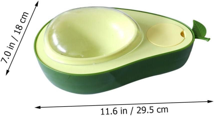 SUPVOX 2pcs Avocado Feeder Automatic Water Dispenser and Food Bowl for Daily Use Material