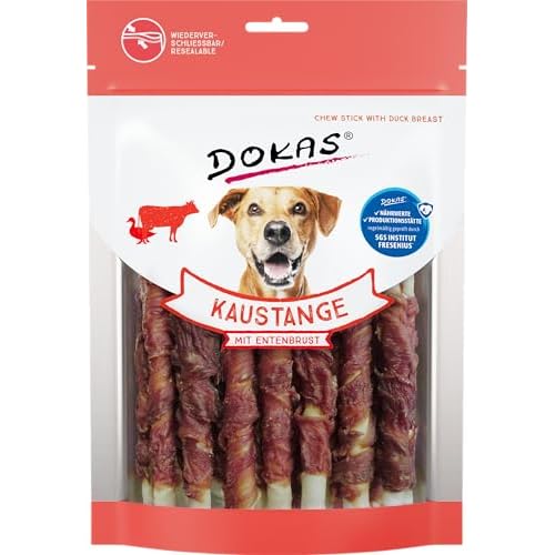 DOKAS Kaustange – Getreidefreier Premium Kausnack für Hunde