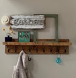 Coat Rack with Shelf (Choose your Length) Towel RackEntryway Organizer Wall Mounted