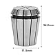 YOFULY ER32 Spannzangen Set Bohrfutter, ER32 Spannzange 2 – 20 mm, ER32 Federzange für CNC-Gravurmaschine und Fräsdrehmaschine, Werkzeughalter, 19Teile…