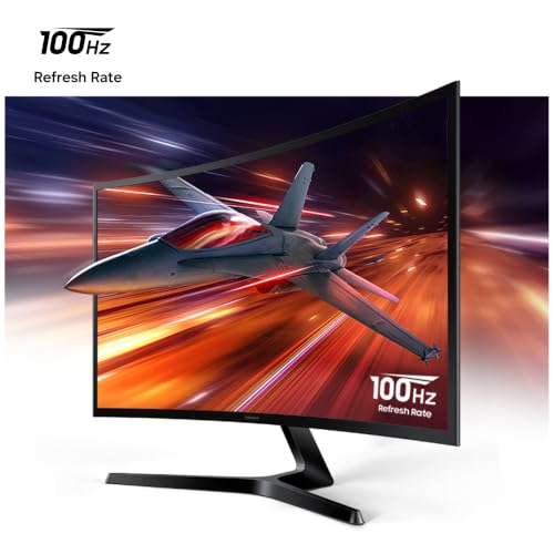 Samsung 24" Curved Monitor 1800R 100Hz 4ms Black - Image 4