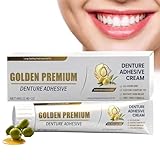 Zahnprothesen Haftcreme 68g, Prothesenkleber, Wiederverwendbar Zahnprothesen-Haftmittel, Langlebig Zahnkleber für Prothesen, Thermoplastic Denture Adhesive für Voll- & Teilprothesen, Schnelle Wirkung