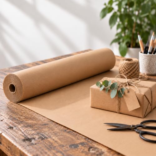 Miniatura 6 de Clairefontaine 595771c - Un Rouleau De Kraft Brun 50m X 1m 60g