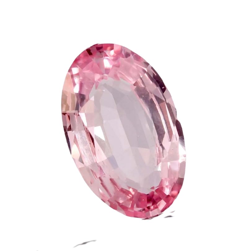 Morganite naturelle ovale 8x13mm pour création de bijoux DIY