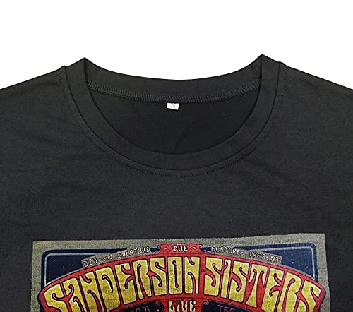 Sanderson Sisters Halloween Sweatshirt Women Halloween Vintage Witches Graphic Hocus Pocus Pullover Tops (Black, Xl) #TOP3