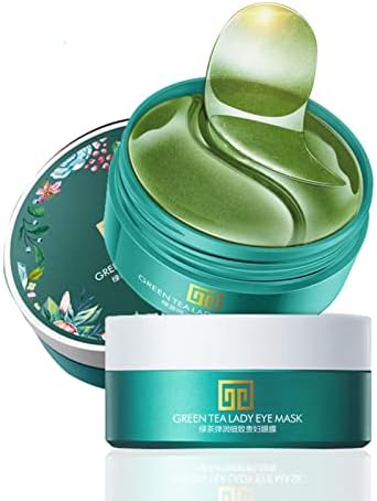 Under Eye Mask 60 pcs, Green Tea Extract Under Eye Patches, Eye Mask for Puffy Eyes, Undereye Dark Circles Treatments, Under Eye Pads, Anti-Wrinkle Gel Pads