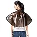 Cape de Coupe Coiffure Professionnel Cape de Coupe Imperméable Châle de Coiffeur avec Attache Auto-Adhésive Tablier Parapluie pour Coiffure Rasage Accessoire de Coiffure