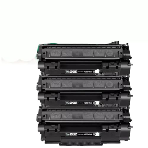 YGUWZ Cartucho de tóner Compatible con los Modelos de Impresora Q5949A 49A 1160 1320n 3390 3392 Paquete de 3 para número de Pieza Q5949A