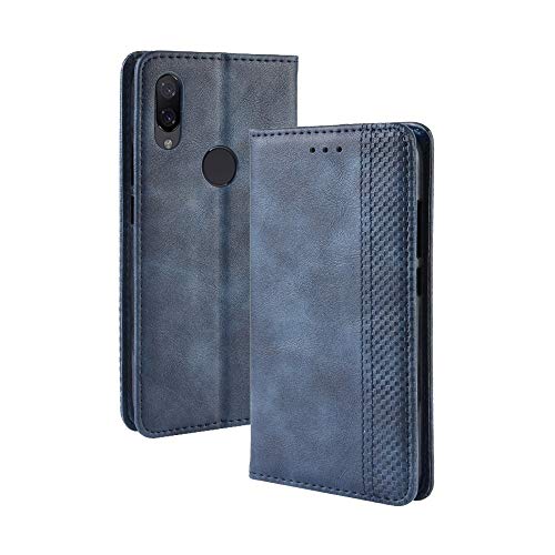 Étui en cuir pour Xiaomi Redmi Note 7S à clapet horizontal avec support vidéo