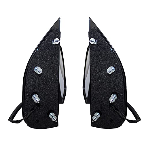 Driver And Passenger Power Side View Sail Type Mirrors With Single Glass Replacement For 2002-2008 E-Series Van 7C2Z17683Aa 7C2Z17682Aa #TOP2