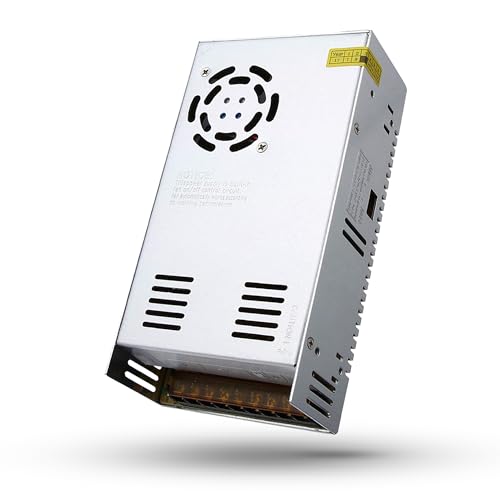 12V 30A 360W, DC Universal Regulated Switching Power Supply, Converter AC 110/220V to DC 12 Volt LED Driver, Transformer, Adapter for LED Strip Light, 3D Printer, Radio, Computer Project