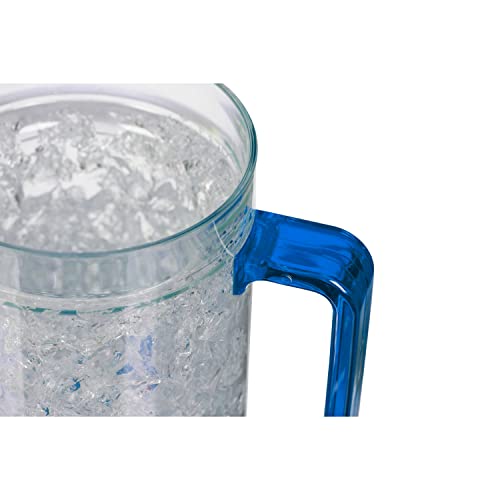 Double Wall Gel Freezer Mug - Set Of 4 - Red, Orange, Blue, Green #TOP2